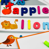 Wooden Spelling Game Educational Toy