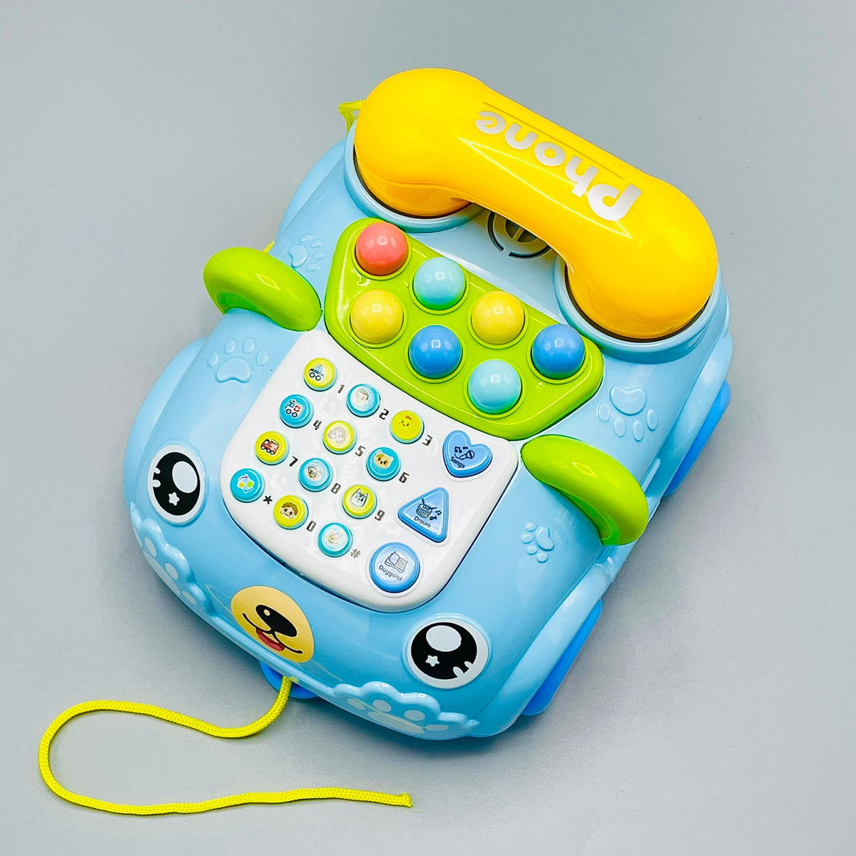 Pull Along Musical Telephone Car