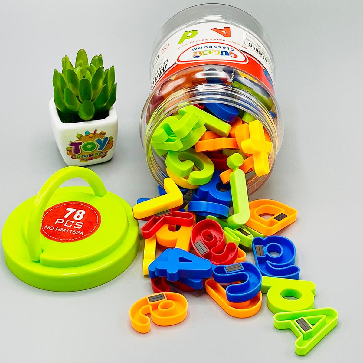 78 Pcs Magnetic Letters & Numbers