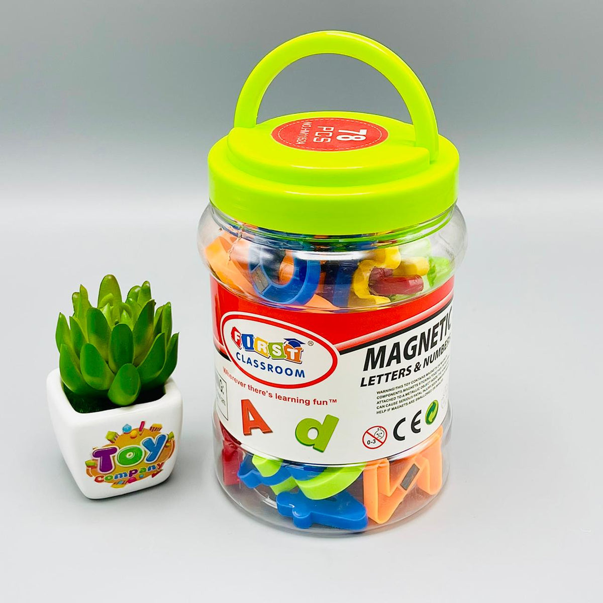 78 Pcs Magnetic Letters & Numbers