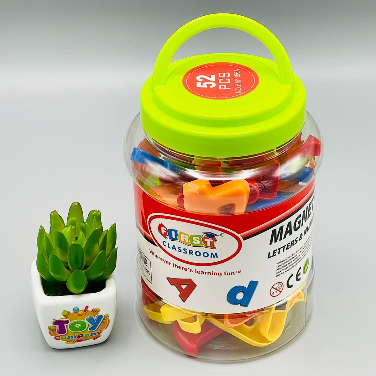 52 Pcs Large Magnetic Letters & Numbers