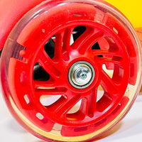 3 Wheels Cars Scooter with Lights - Red