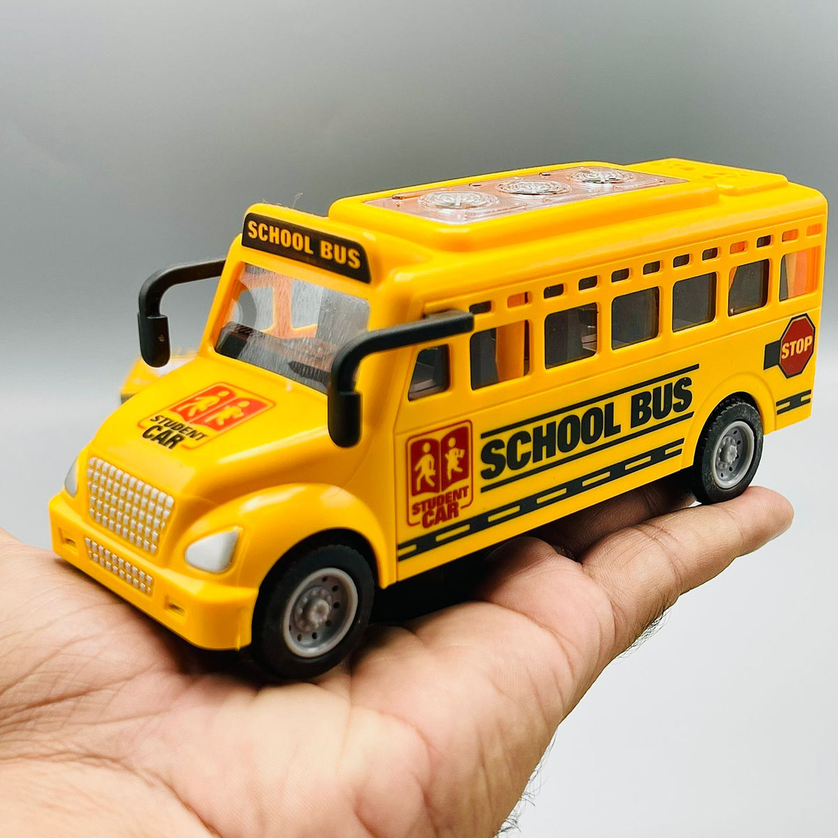 Mini Battery Operated School Bus Toy