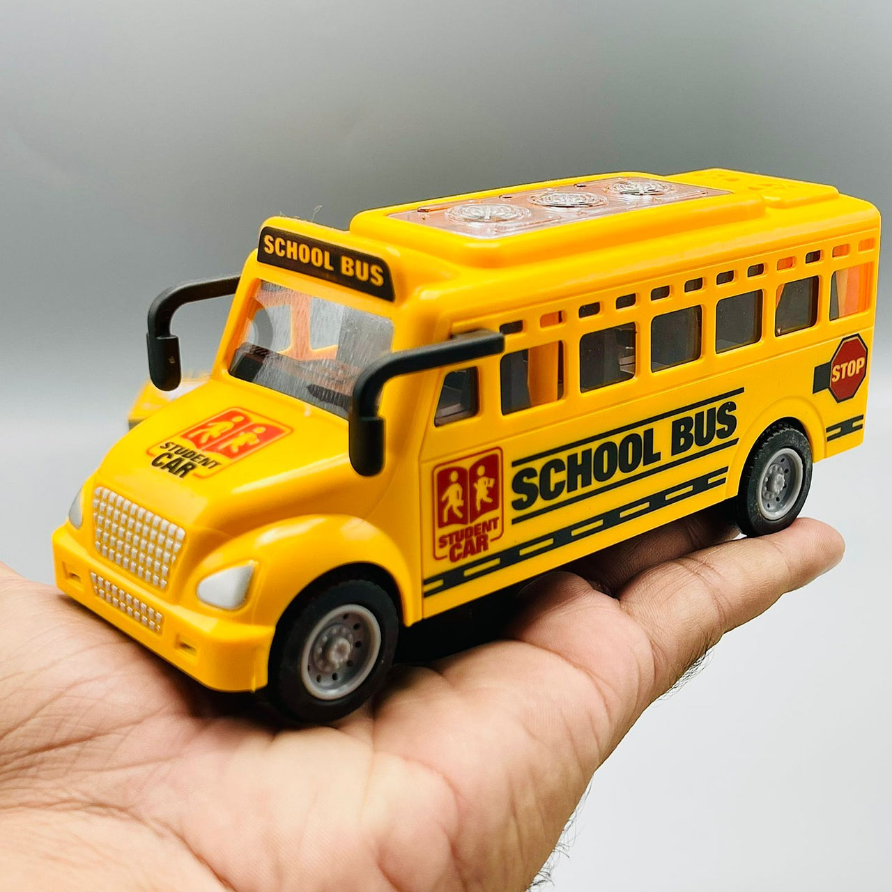 Mini Battery Operated School Bus Toy