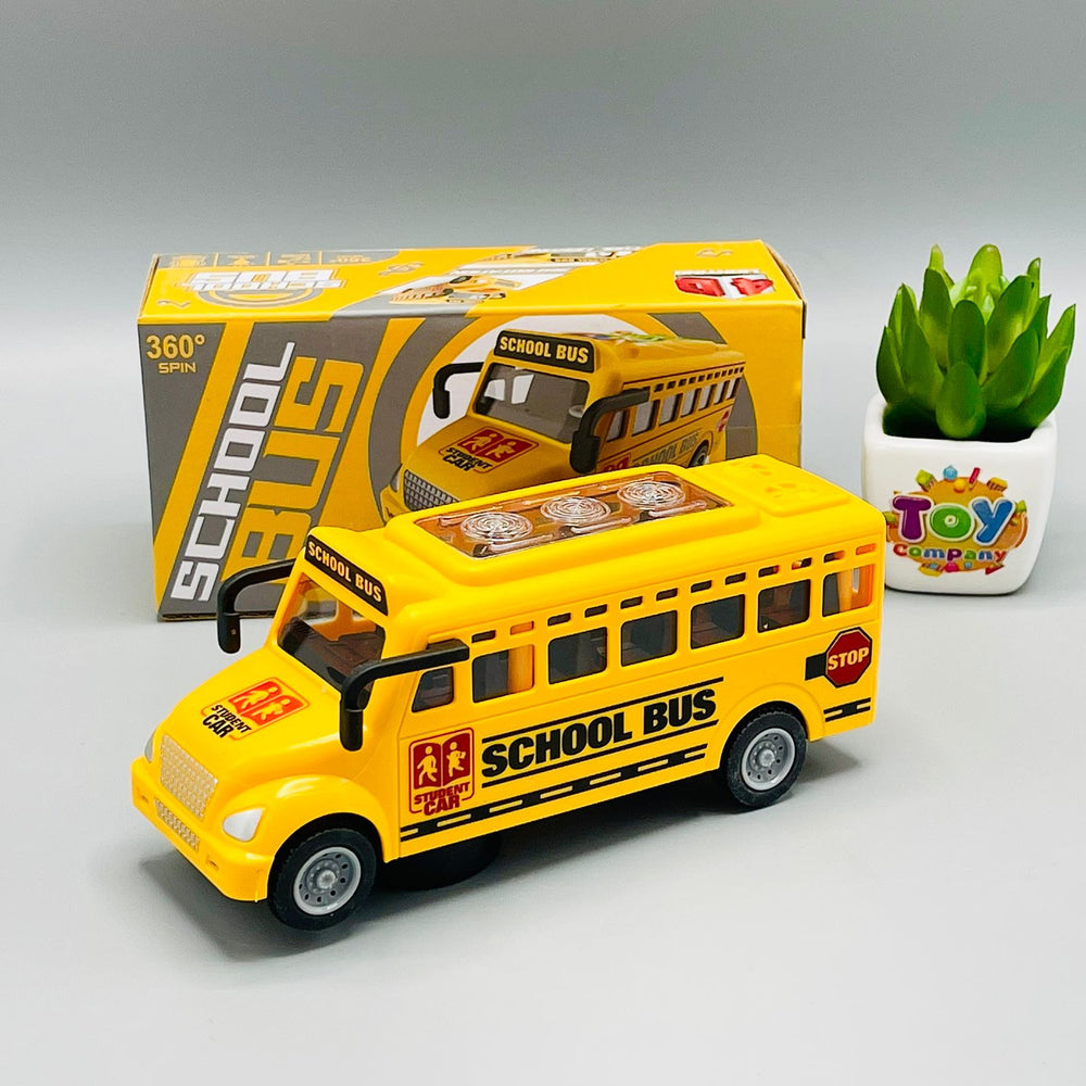 Mini Battery Operated School Bus Toy
