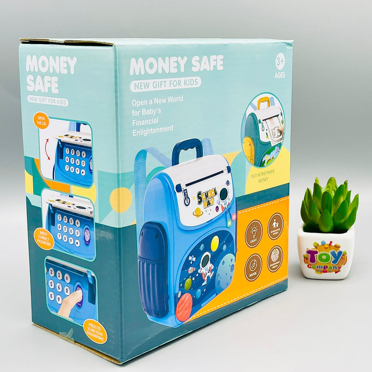 School Bag Piggy Bank ATM - Assortment