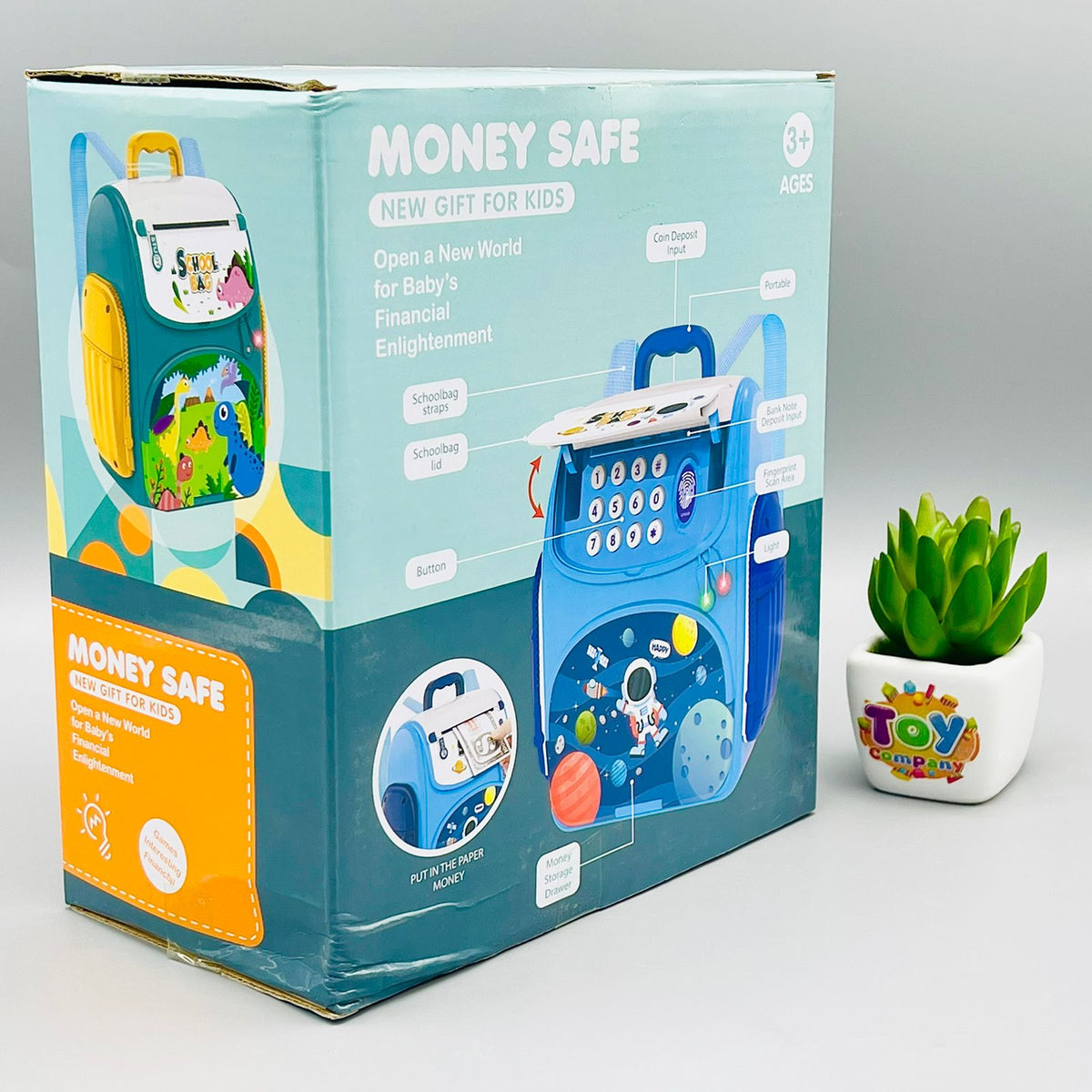 School Bag Piggy Bank ATM - Assortment