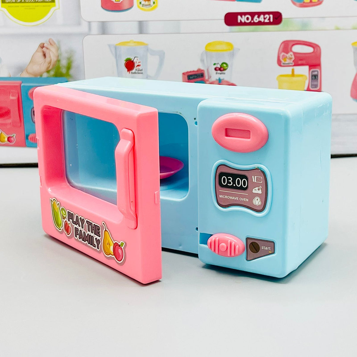 4Pcs Happy Family Home Appliances