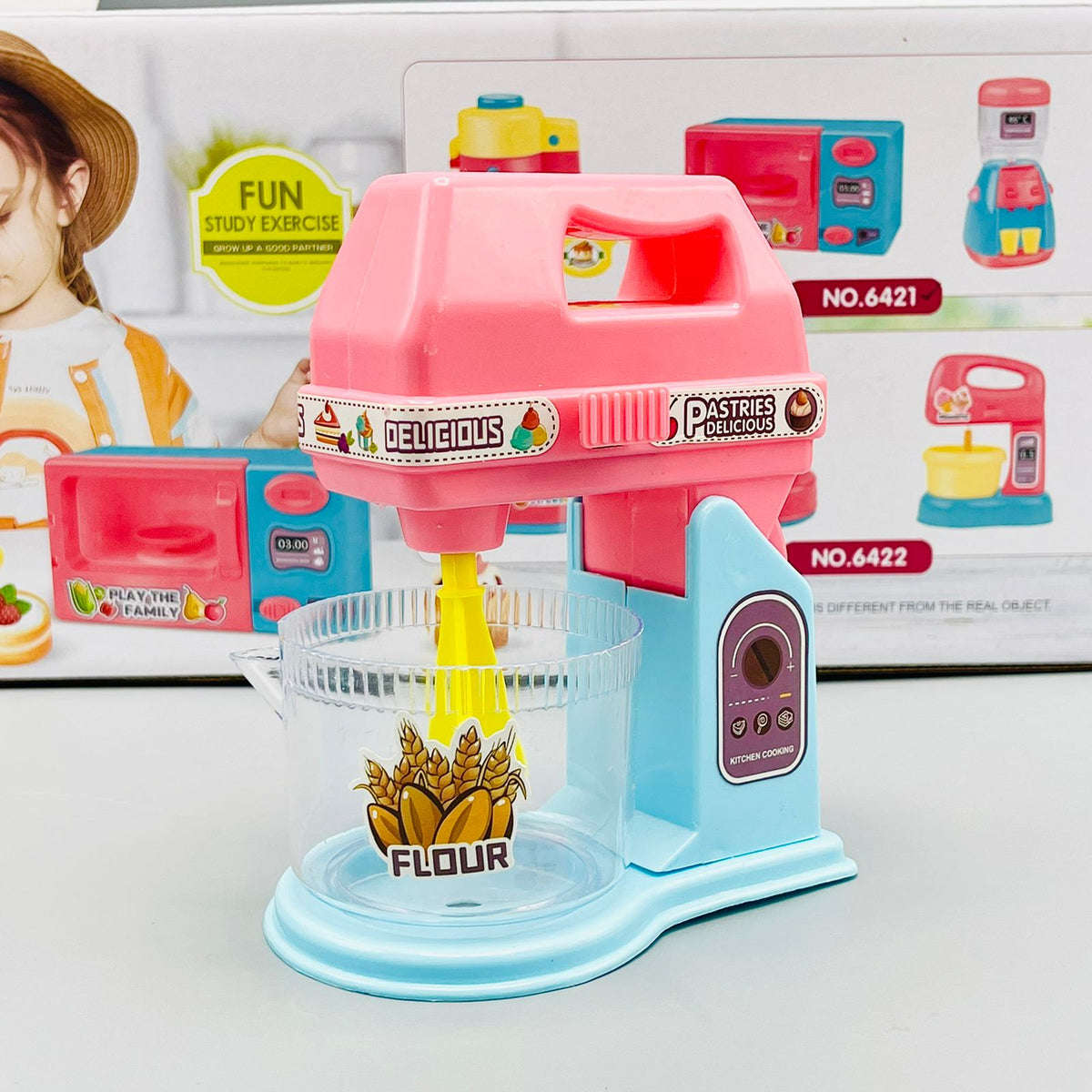4Pcs Happy Family Home Appliances