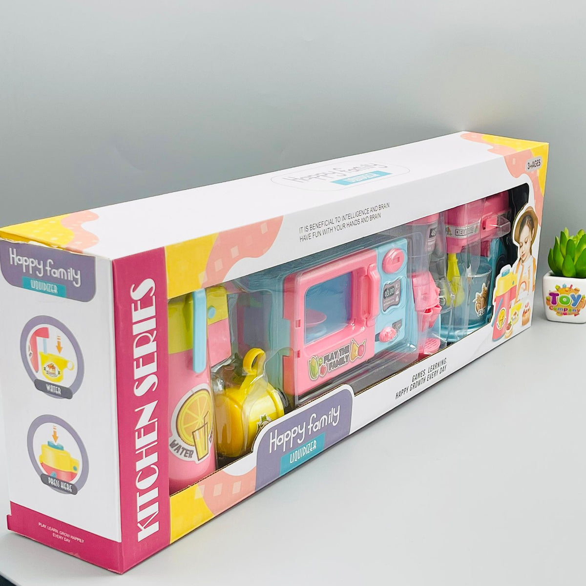 4Pcs Happy Family Home Appliances
