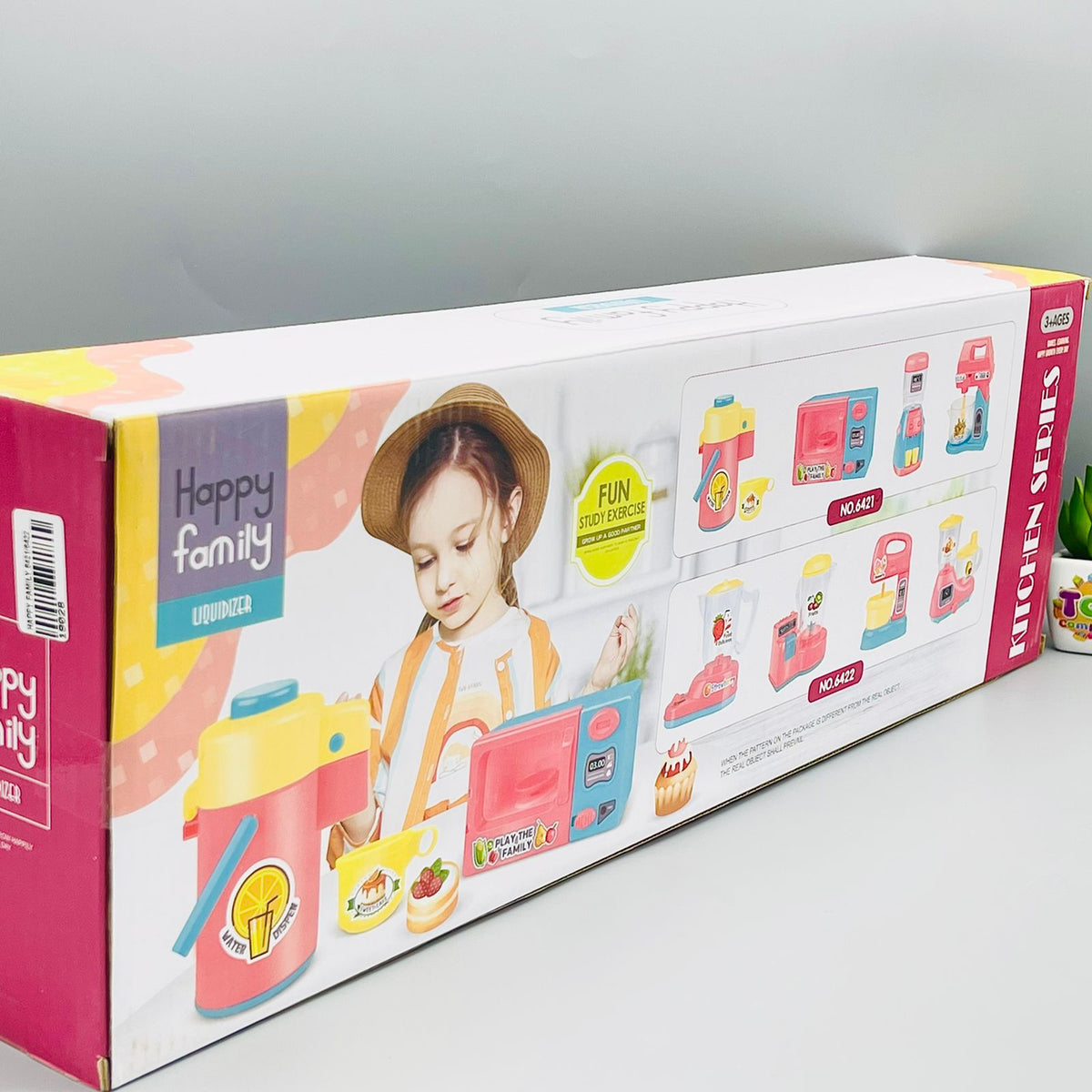 4Pcs Happy Family Home Appliances