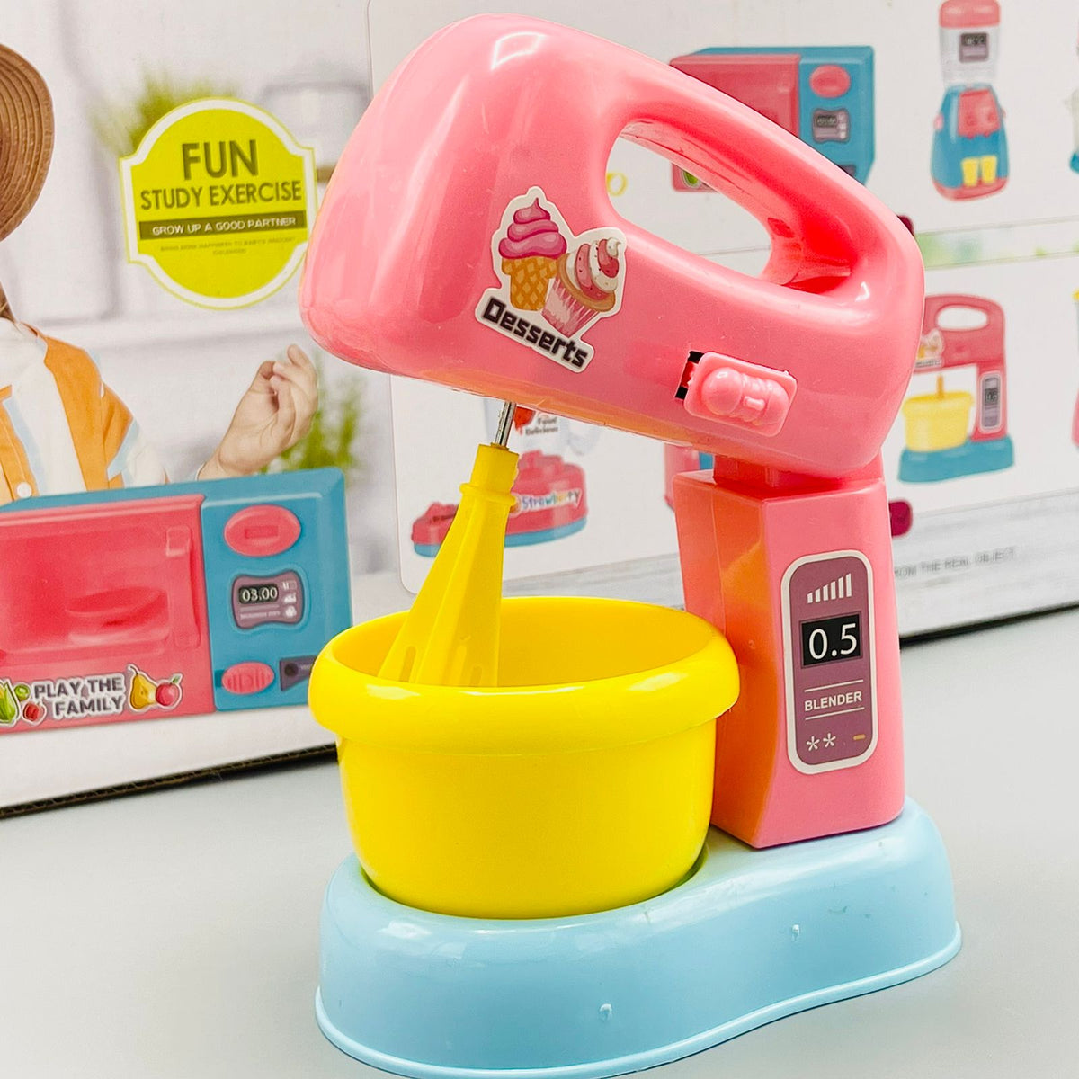 4Pcs Happy Family Home Appliances - Manual