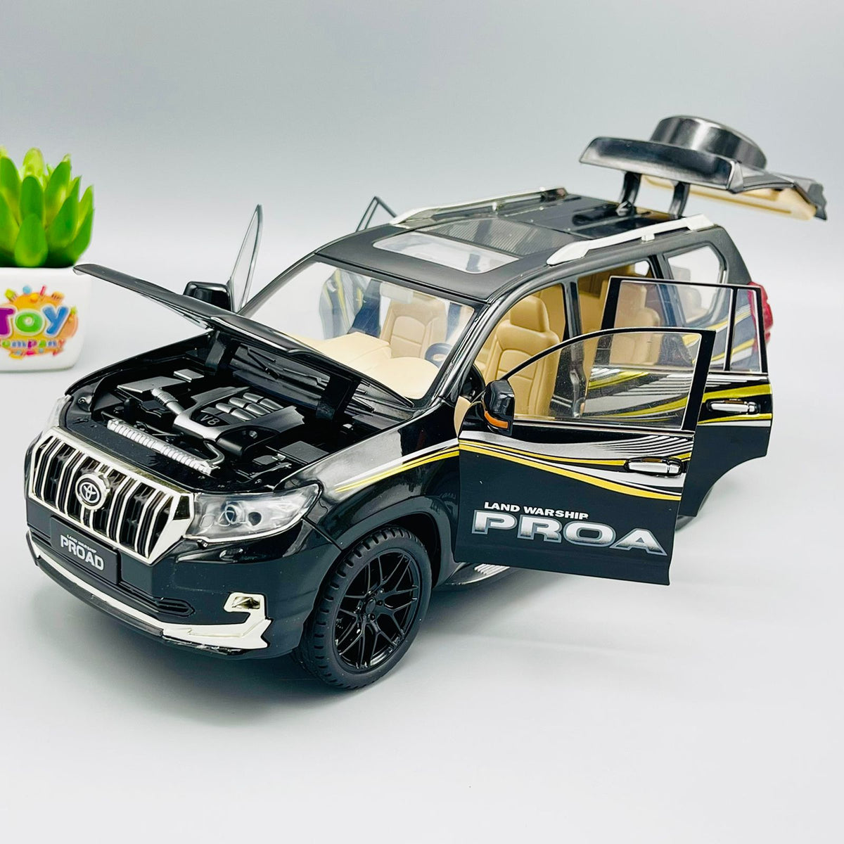 1:18 Scale Diecast Land Cruiser Prado TX