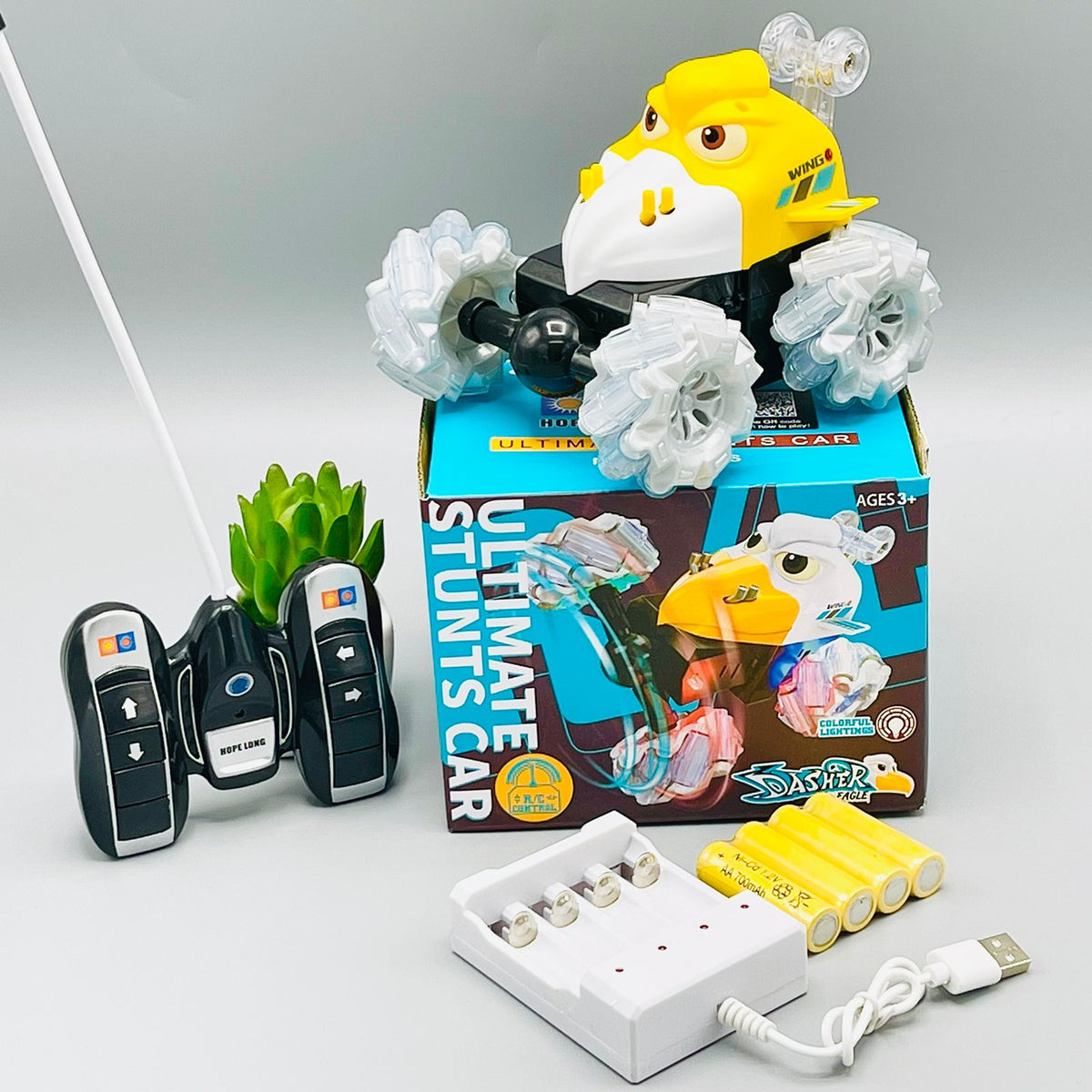Jumble Bee Dasher X-Eagle RC Stunt Toy Car