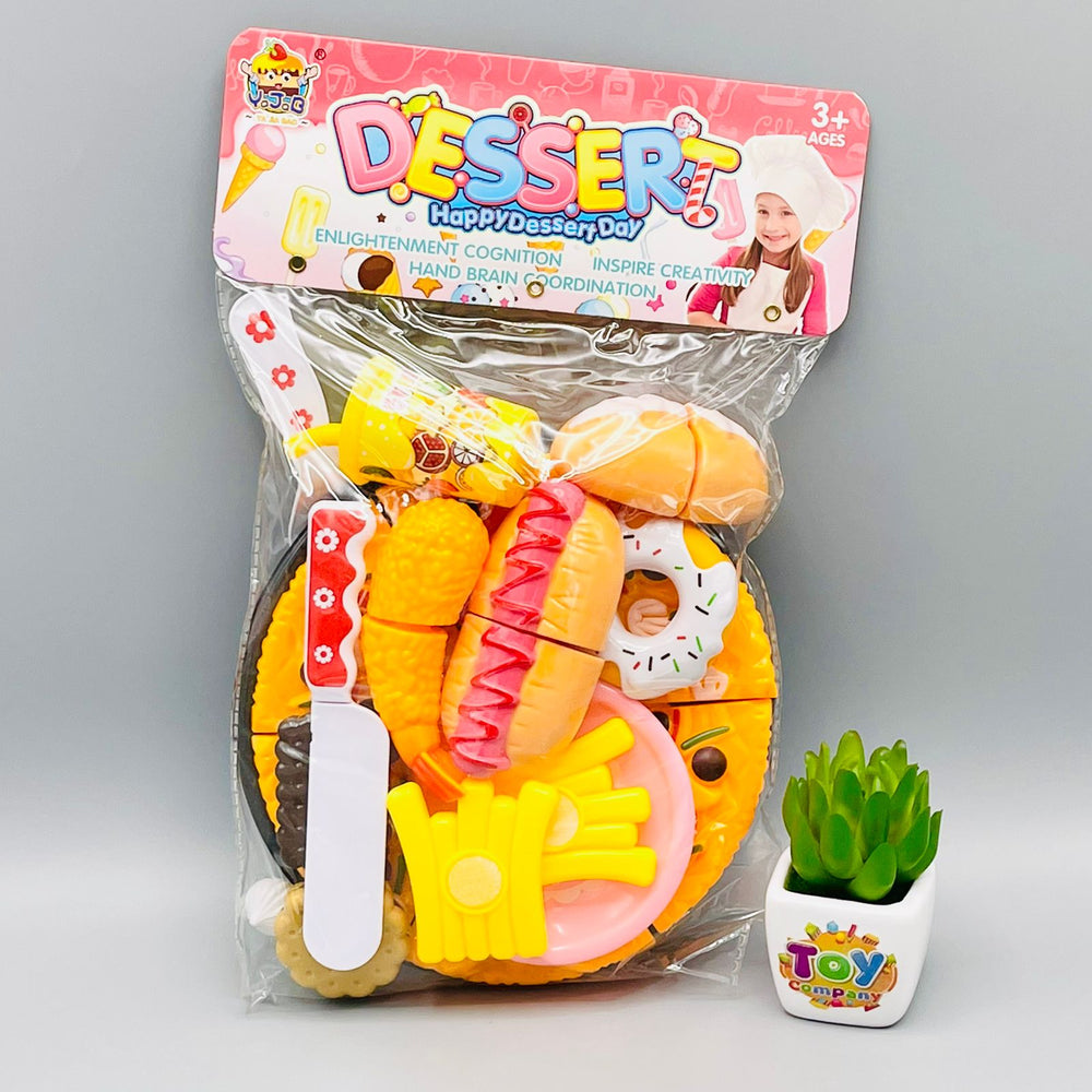 Happy Dessert Pizza/Fast Food Set Toy