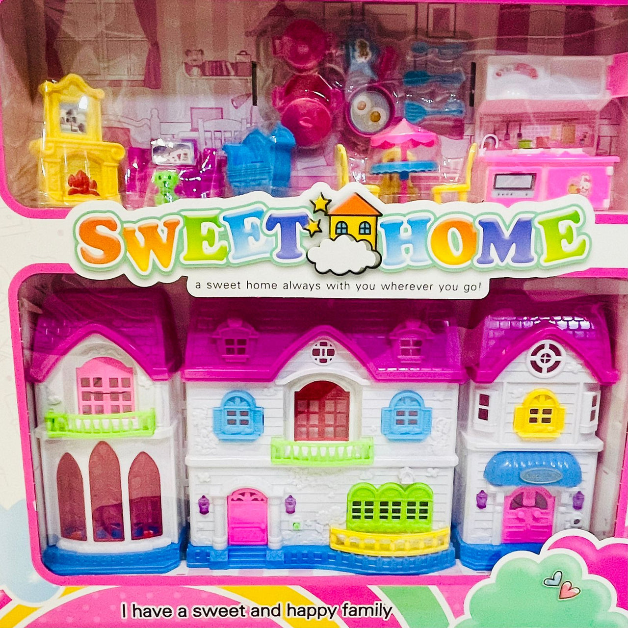 Sweet Home Doll House with Accessories
