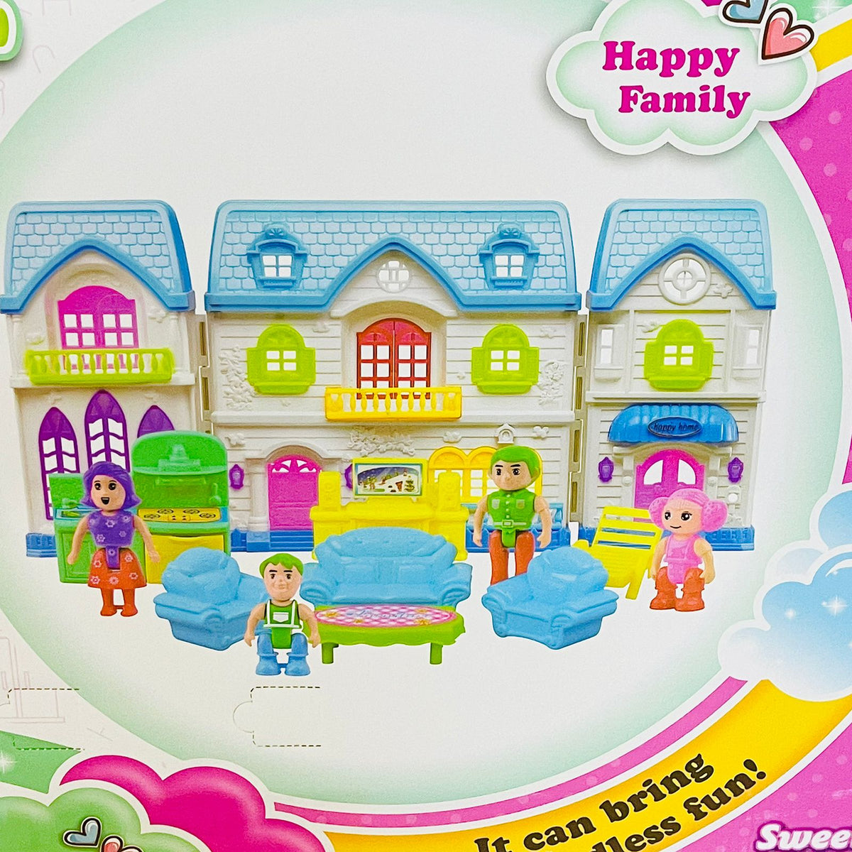 Sweet Home Doll House with Accessories