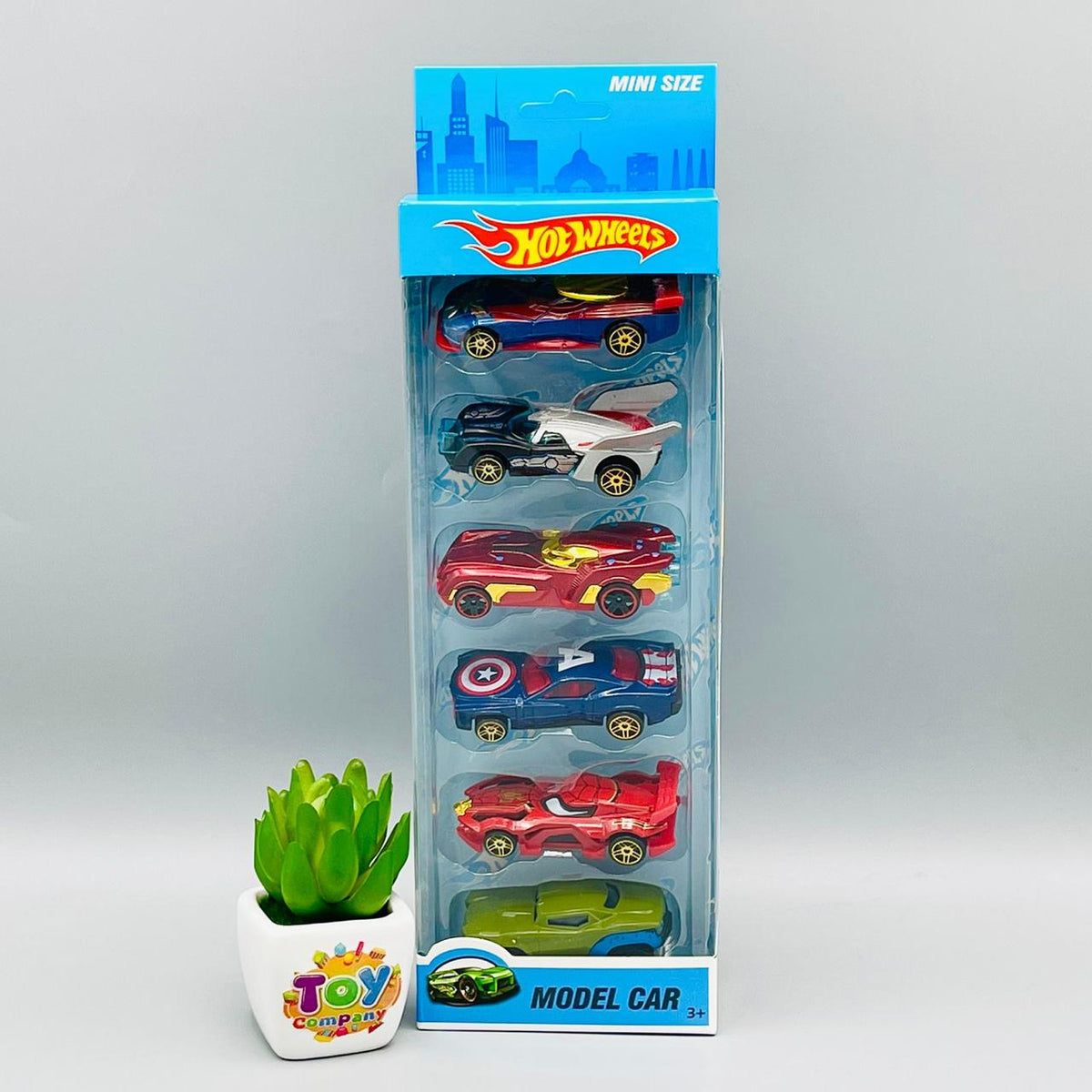 Hot Wheels Set of 6 Avengers Series Cars