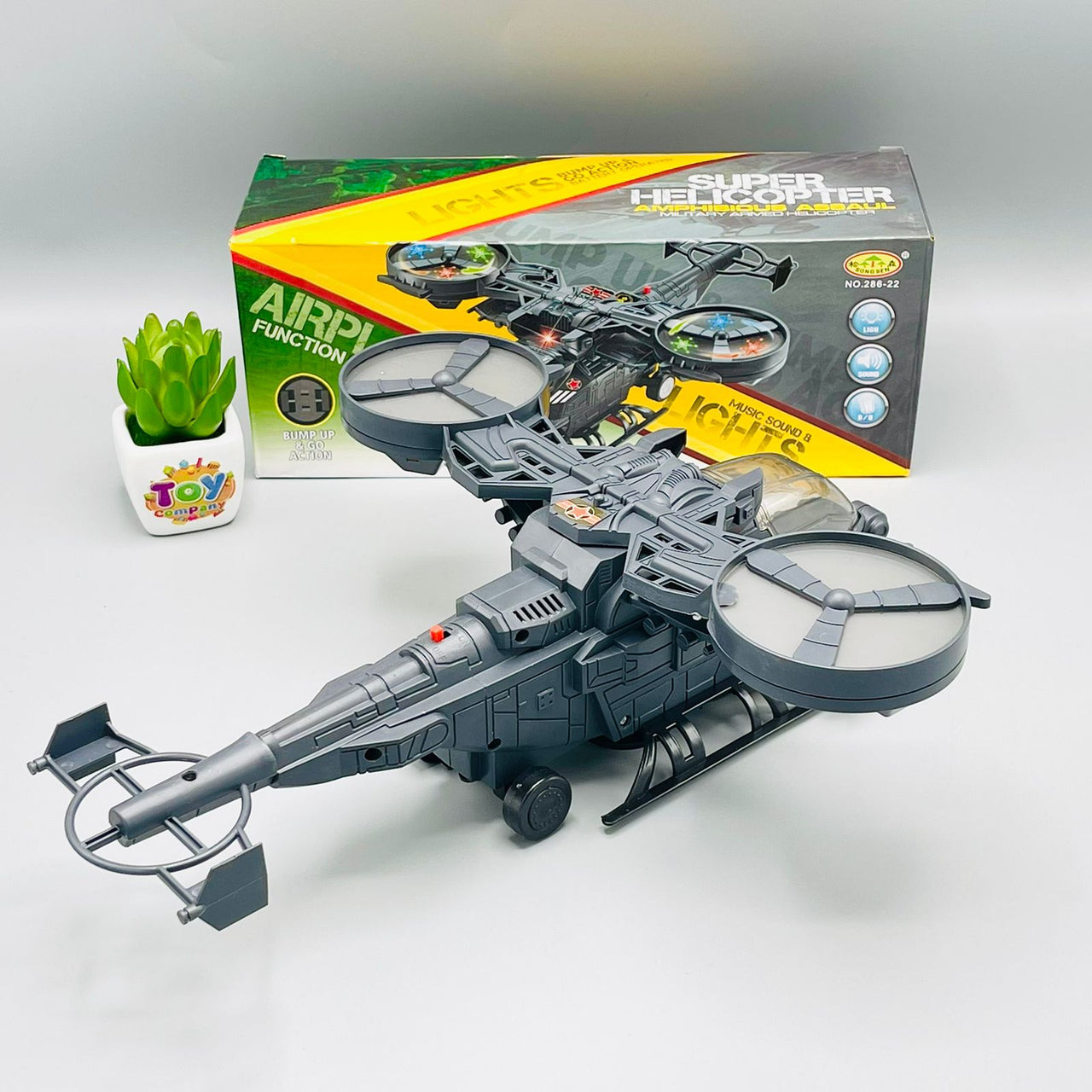 Scorpion Helicopter with Lights & Sound