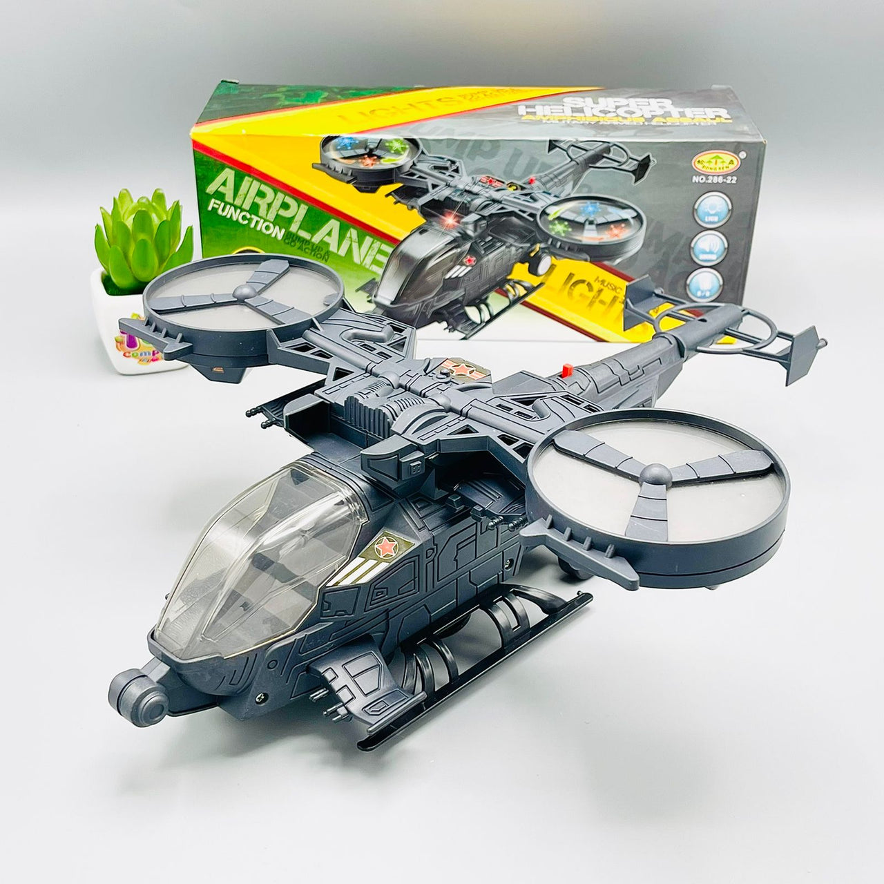 Scorpion Helicopter with Lights & Sound