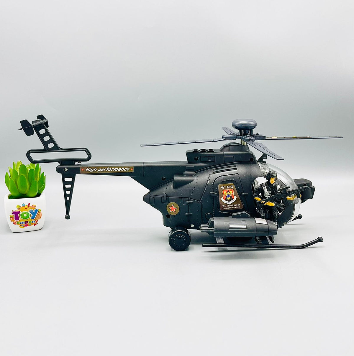 Super Helicopter with Soldiers, Lights & Sound