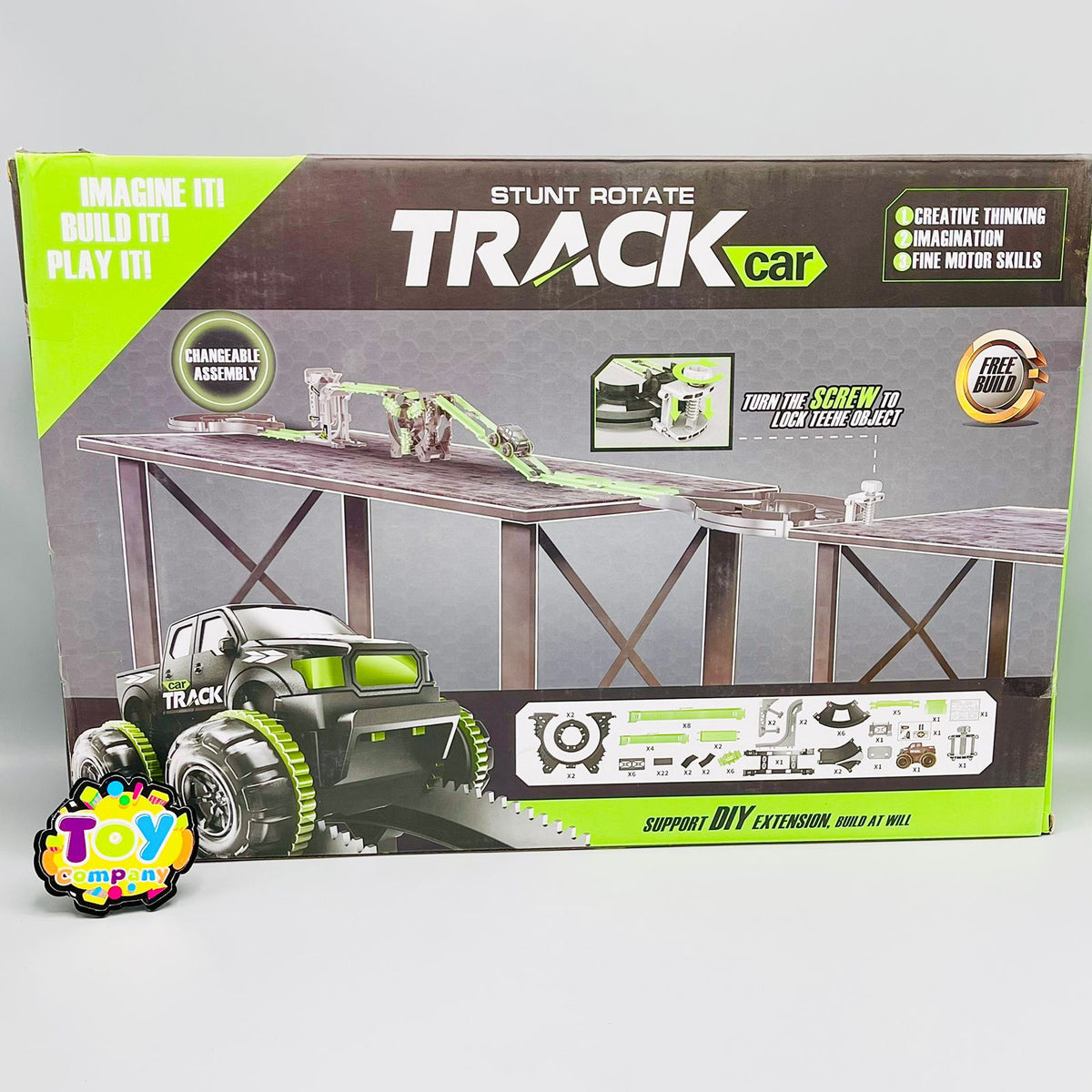 BD DIY Acrobatic Roller Coaster Track