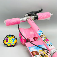 Barbie 3 Wheels Foldable Scooter with Brake