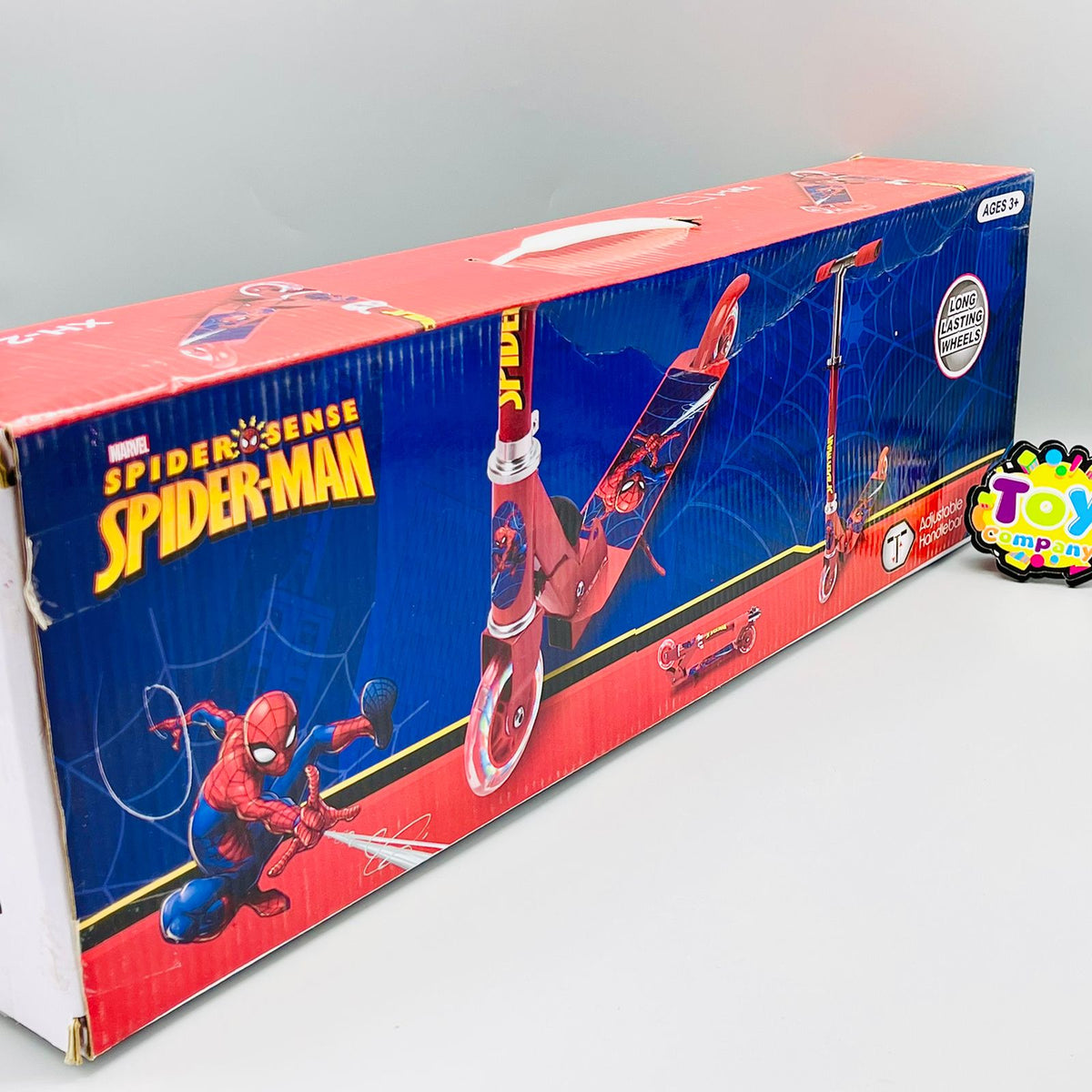 Spiderman 2 Wheels Foldable Scooter