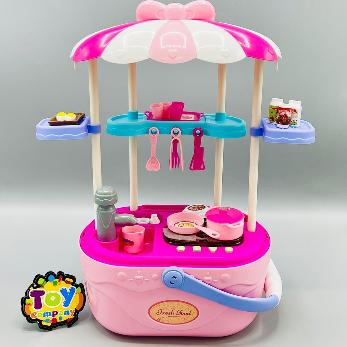 Water Spray Kitchen Cart with Storage Box