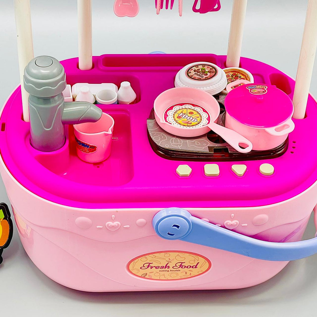 Water Spray Kitchen Cart with Storage Box
