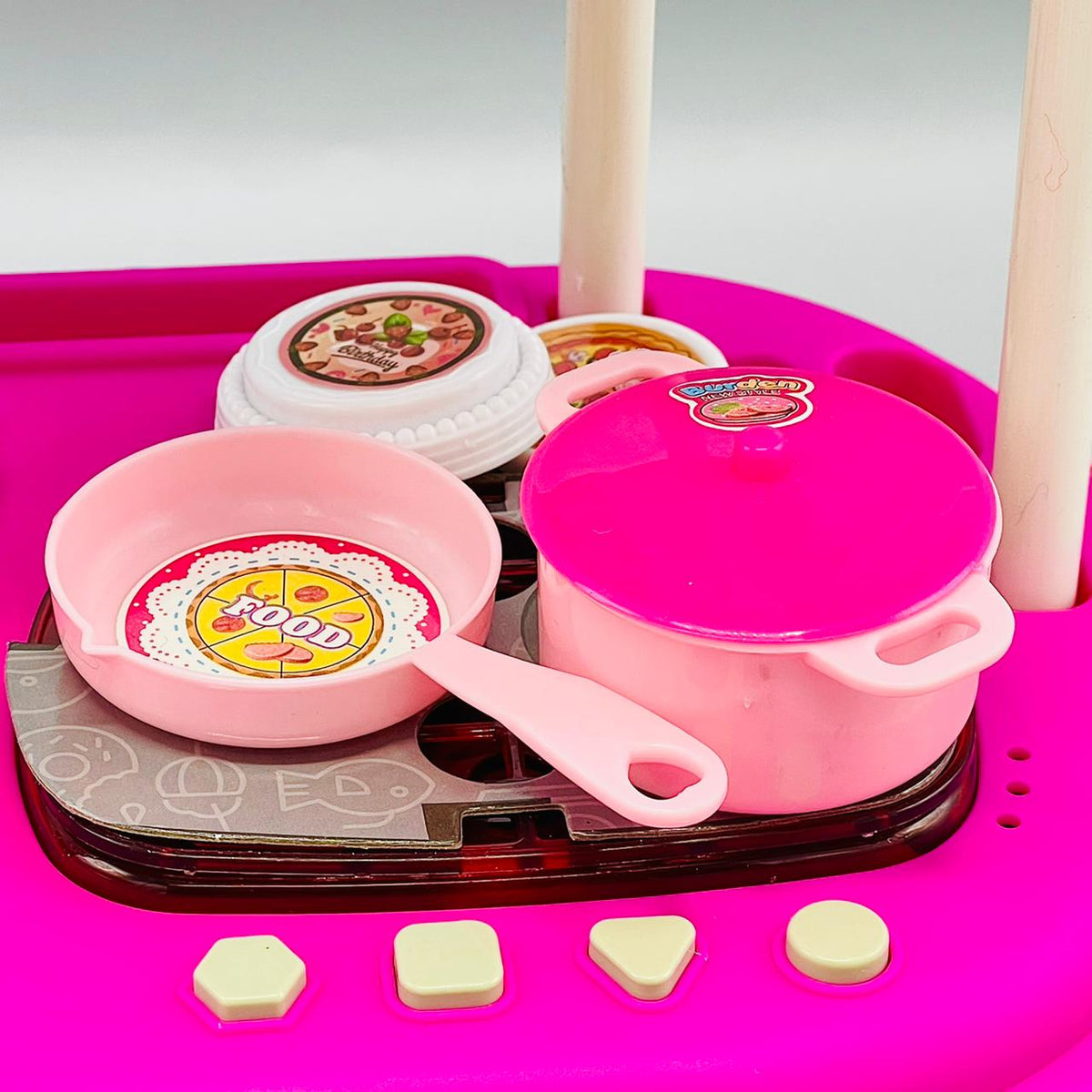 Water Spray Kitchen Cart with Storage Box
