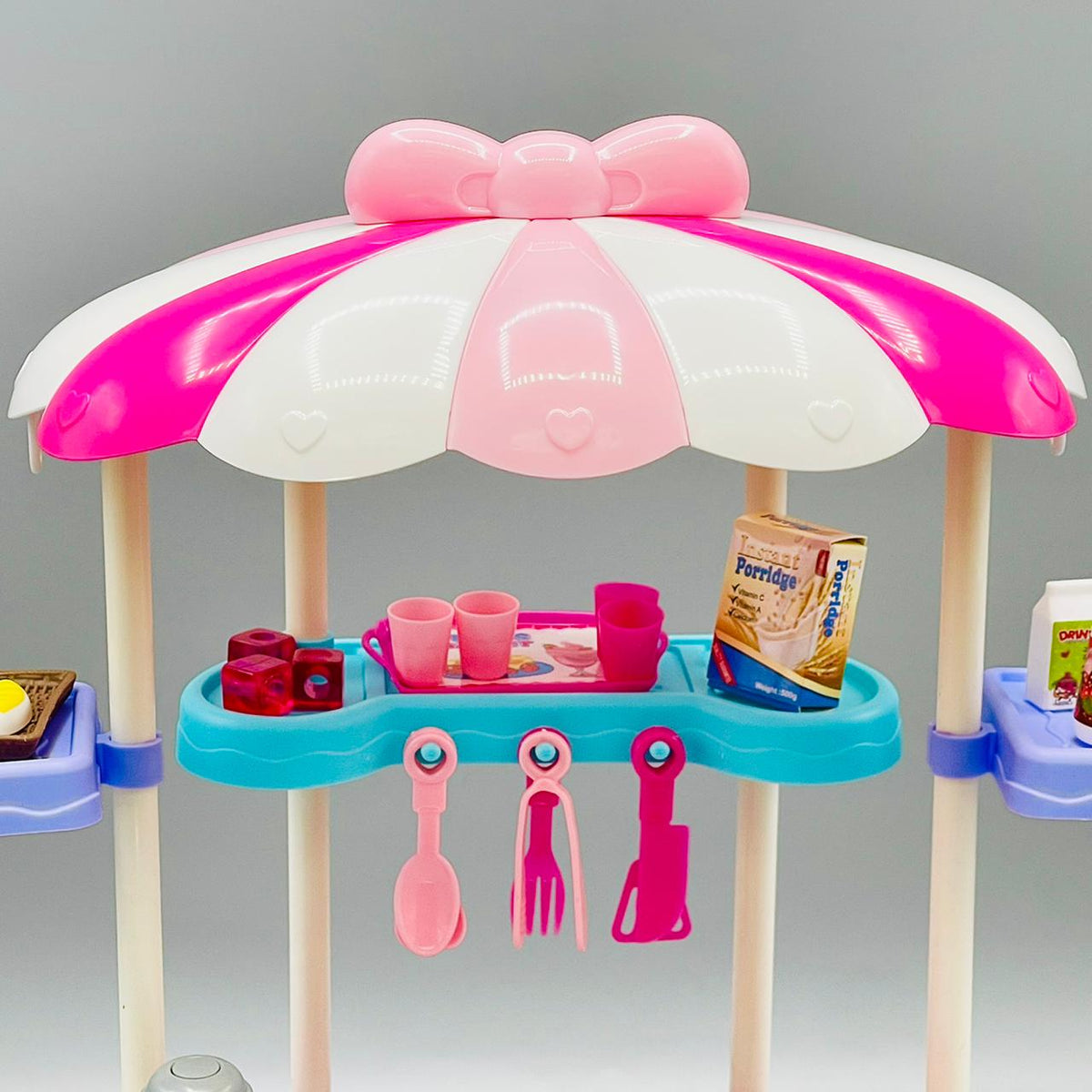 Water Spray Kitchen Cart with Storage Box
