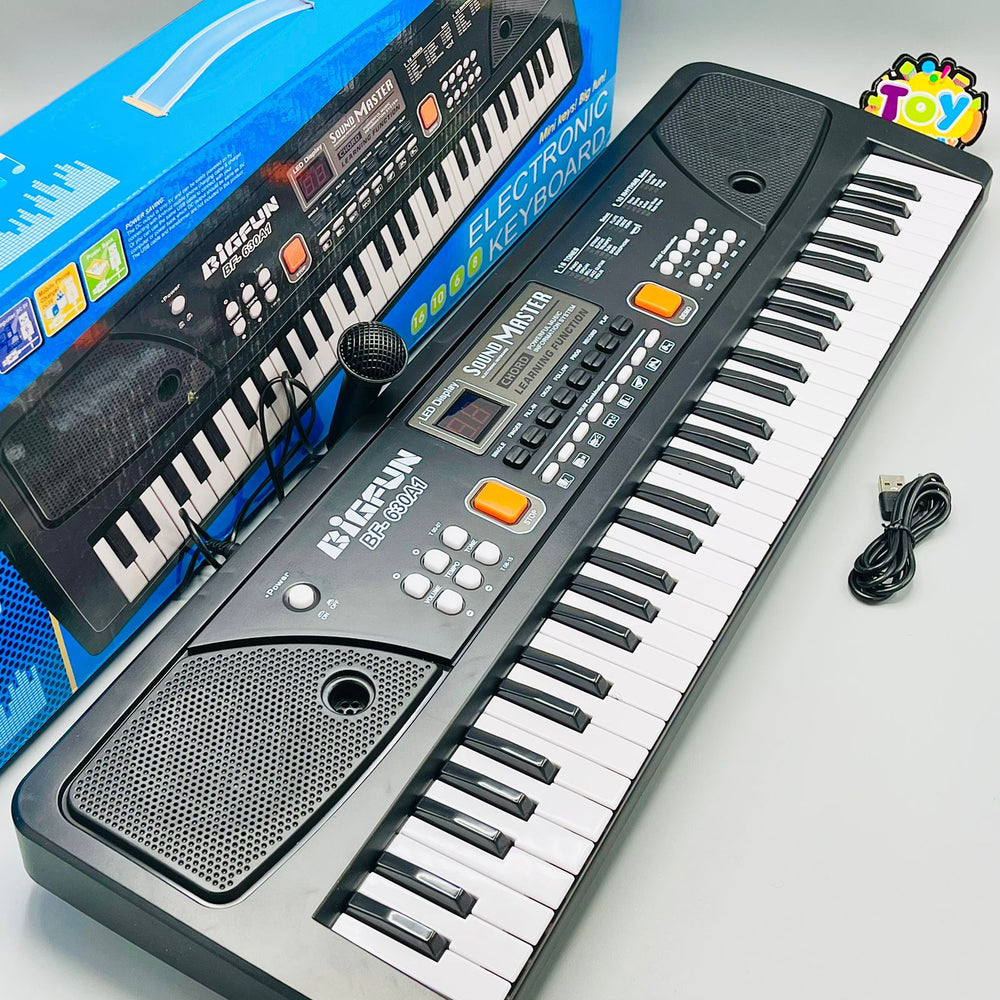 BF 61 Keys Electronic Piano with Microphone