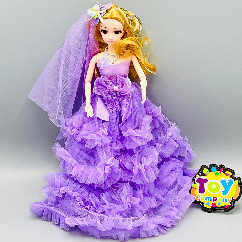 Wedding Dress Key Ring Doll