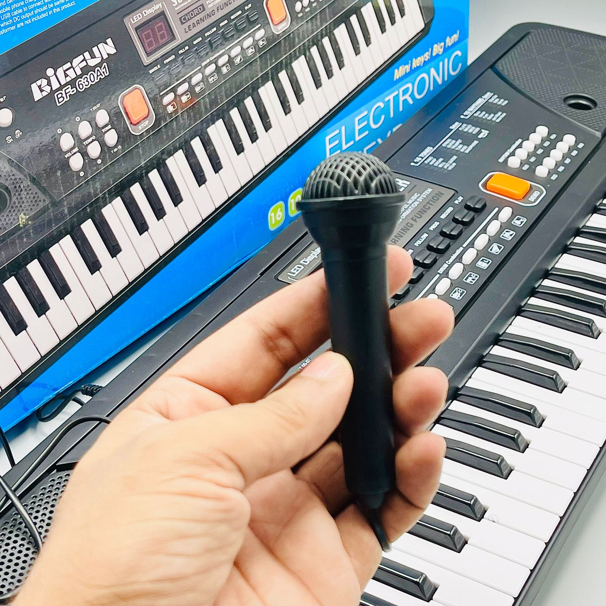 BF 61 Keys Electronic Piano with Microphone