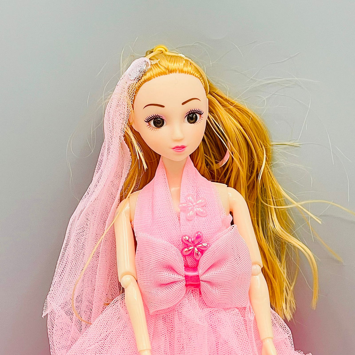 Wedding Dress Key Ring Doll