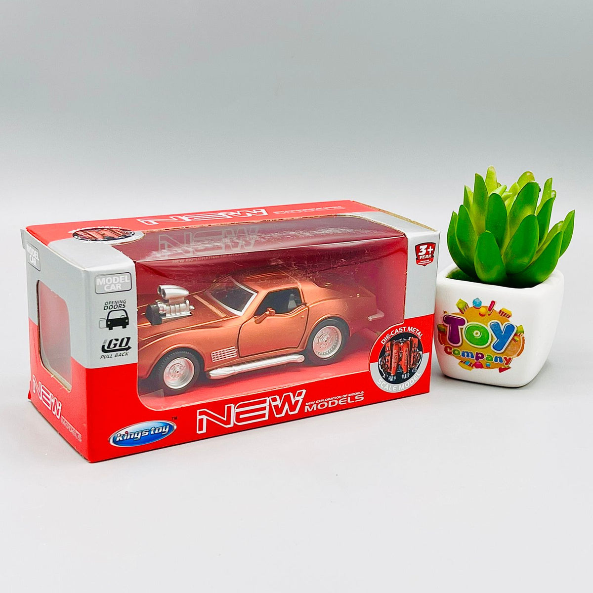 1:36 Diecast Dynamic American Muscle - Orange