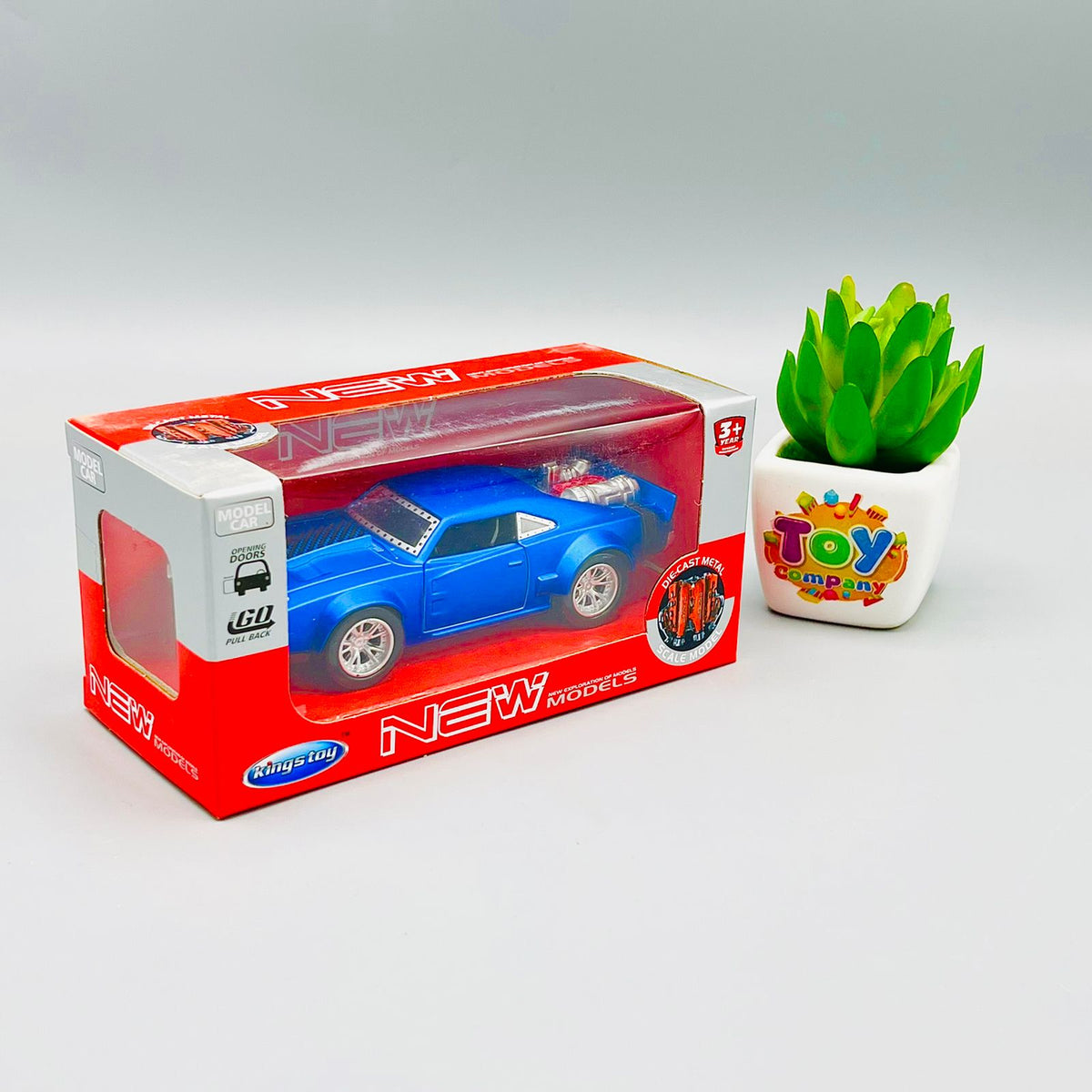 1:36 Scale Diecast American Muscle - Blue