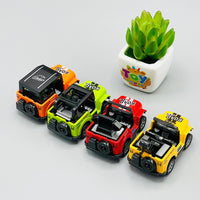 Miniature Metal Jeep Safari Pull Back Car