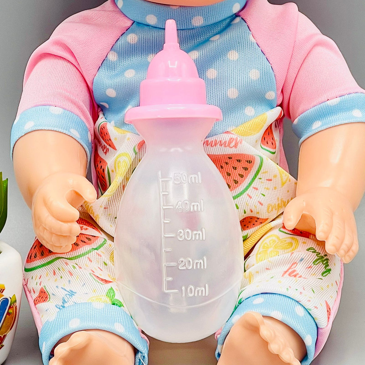 Realistic Baby Boy Doll with Sound & Feeder