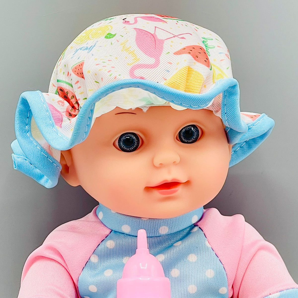 Realistic Baby Boy Doll with Sound & Feeder