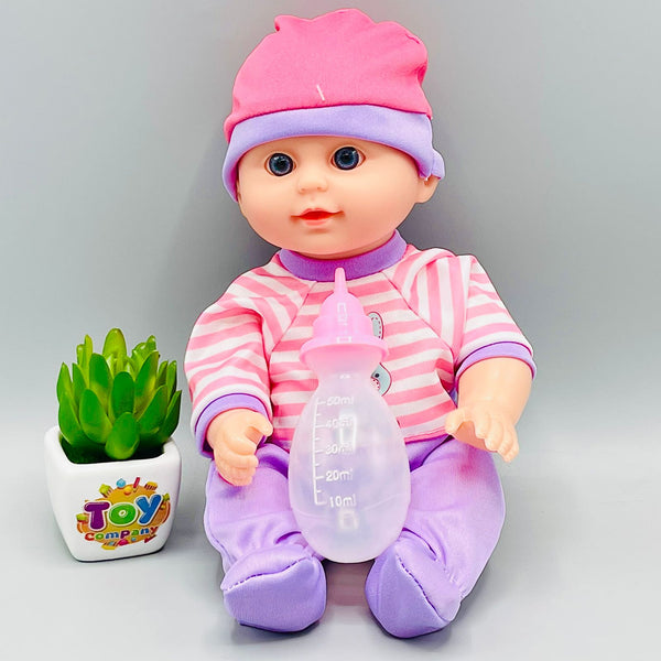 Baby Boy Doll with Sound & Feeder