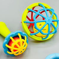 4Pcs Baby Rattles & Teething Toys