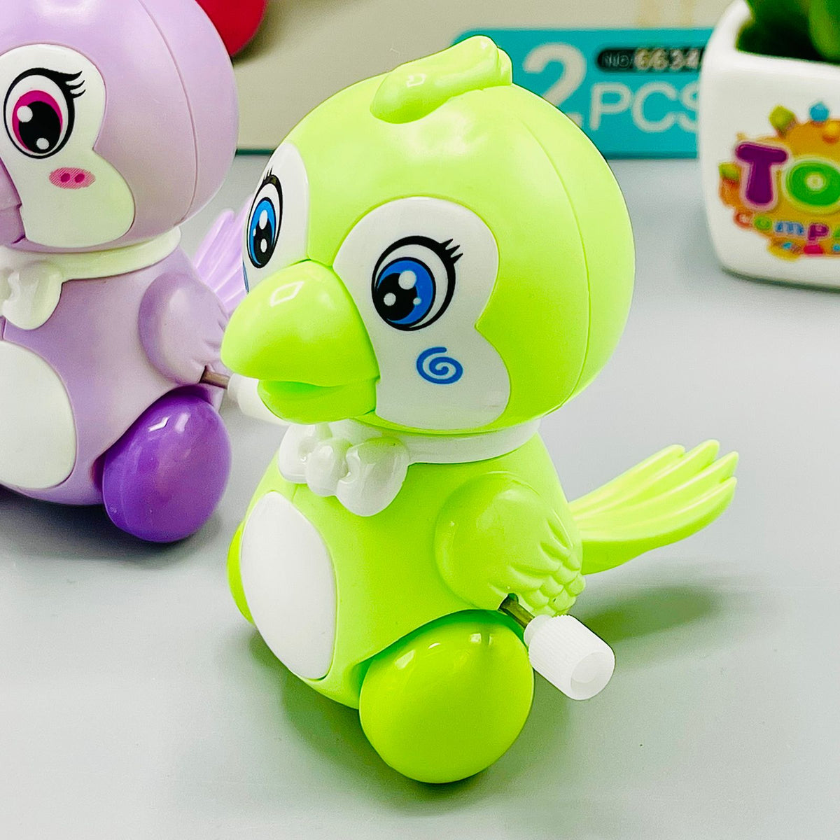 Wind-up Friction Parrot Toy