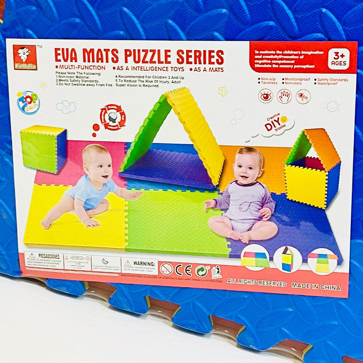 6Pcs Eva Puzzle Play Mats - Large