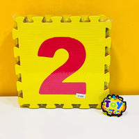 10Pcs Eva Puzzle Number Play Mats