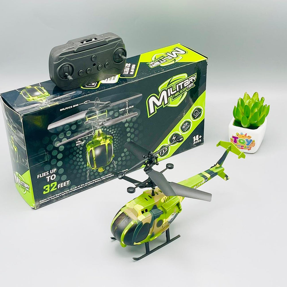 Flying Remote Control Army Helicopter