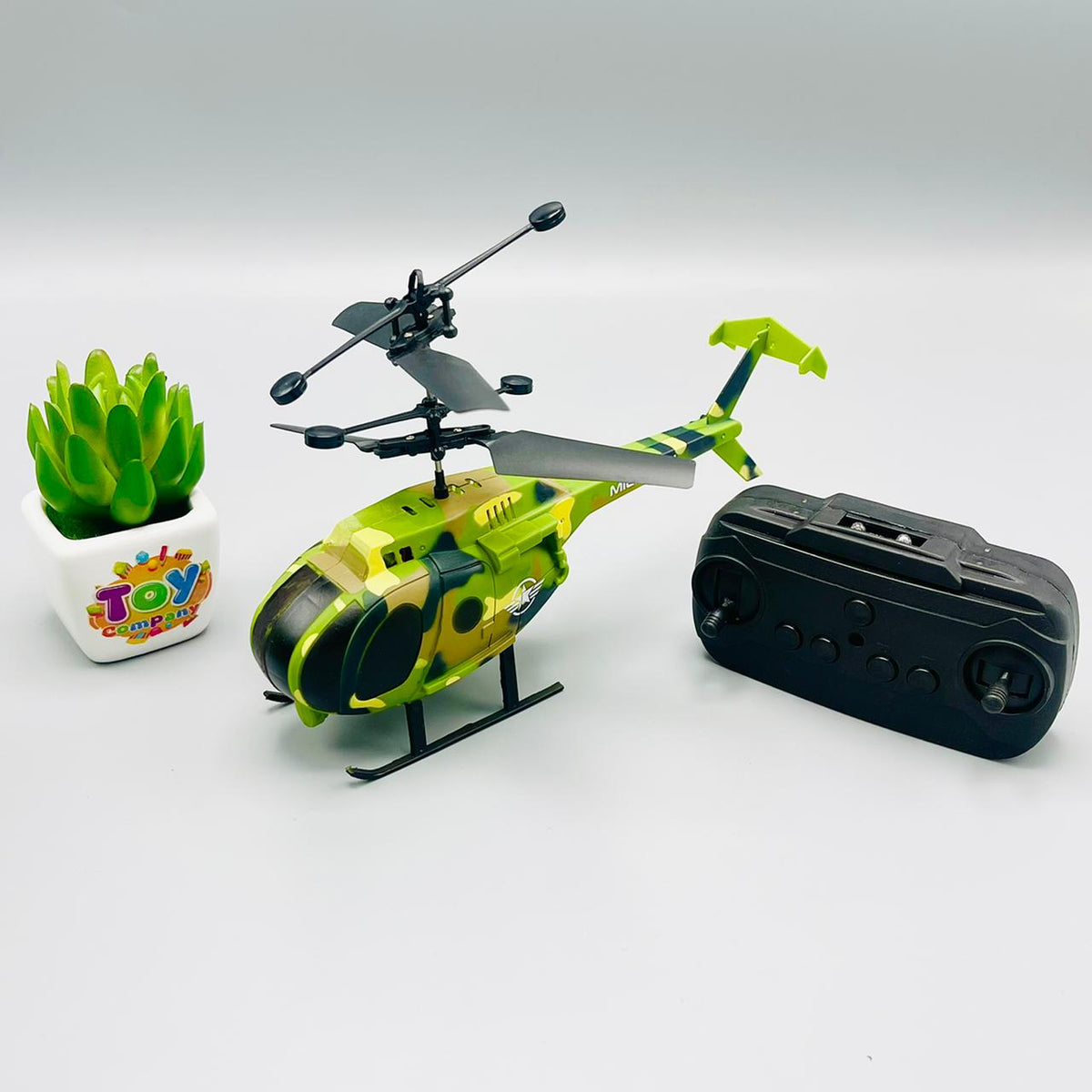 Flying Remote Control Rechargeable Army Helicopter