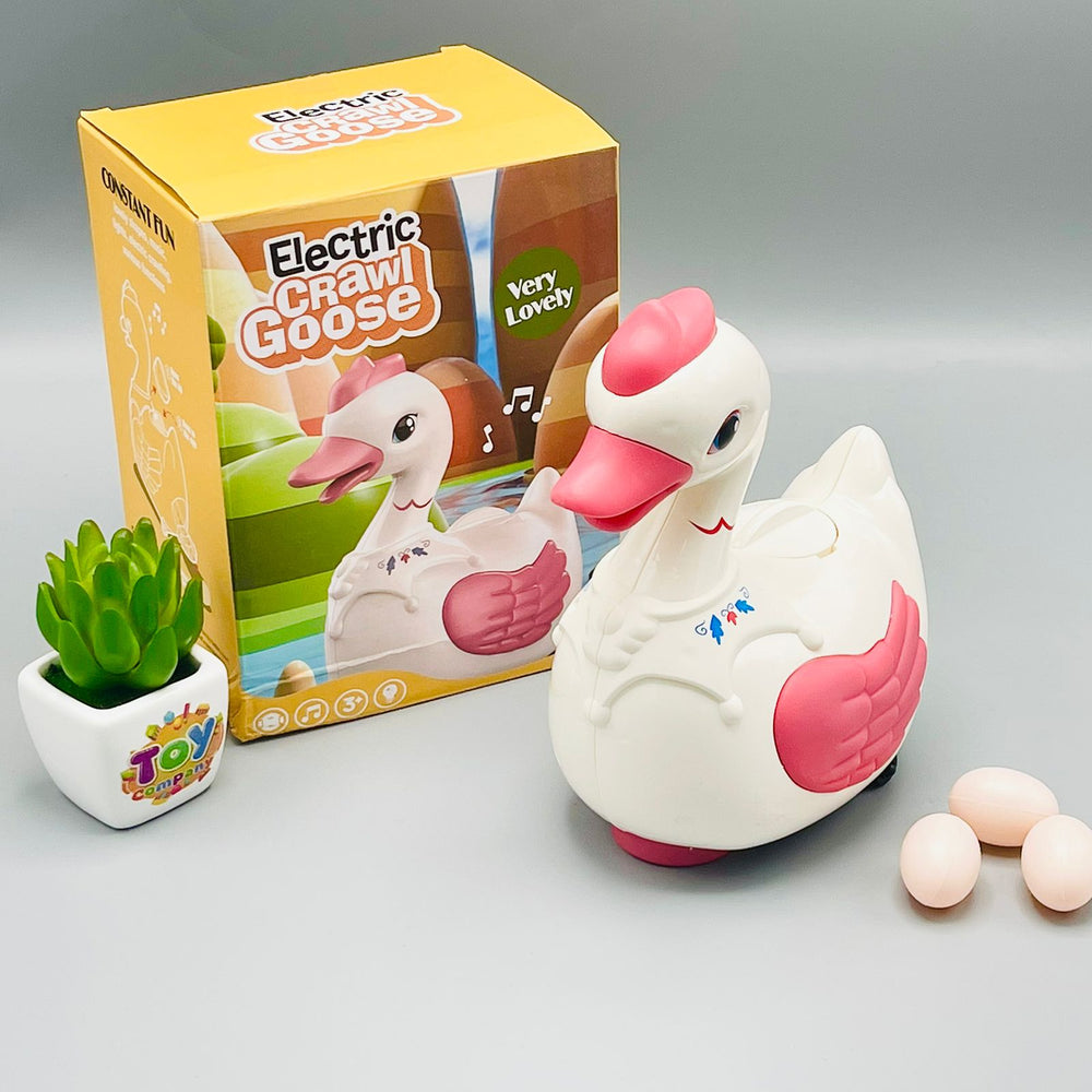 Egg Laying Crawling Duck Toy