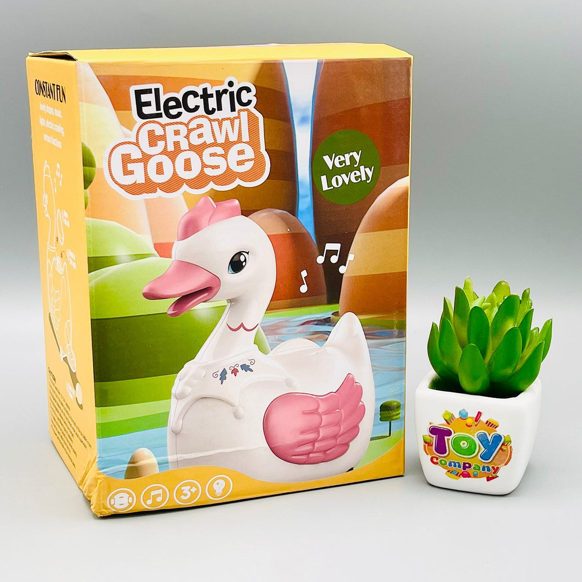 Egg Laying Crawling Duck Toy